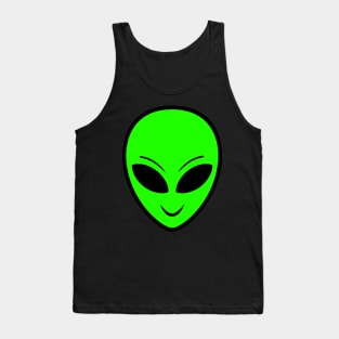 Poison Green Alien Head Tank Top